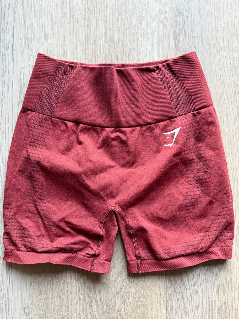 Gymshark Vital Seamless 2.0 shorts in brick red